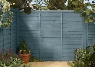 Beaumont Blue Garden Fence Colour