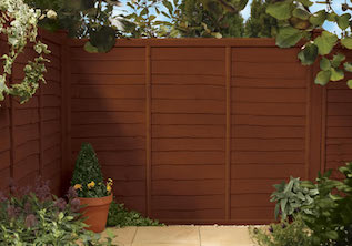 Deep Russet Garden Fence Colour