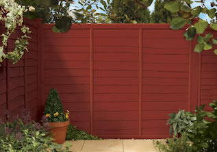 Terracotta Garden Fence Colour