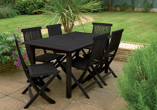 Black Ash Garden Furniture Colour