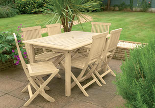 Country Cream Garden Furniture Colour