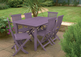 Purple Pansy Garden Furniture Colour